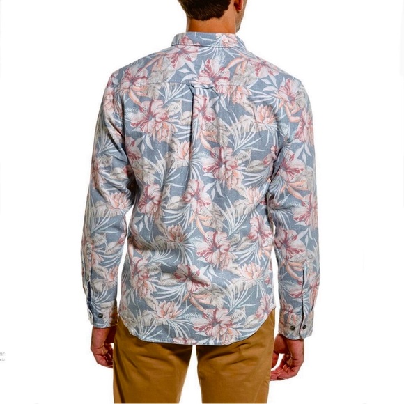 Tommy Bahama men’s Canyon Beach Rustic Blooms button up shirt - Picture 2 of 8